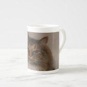 Tasse En Porcelaine Musique de chat (Devant droit)