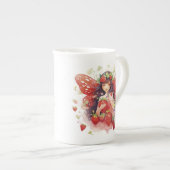 Tasse En Porcelaine Musique de Chine d'os de fraises (Devant droit)
