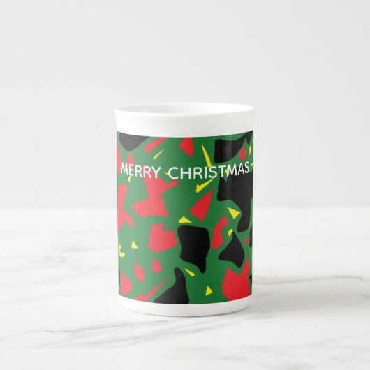 Tasse En Porcelaine Musique de Noël (Devant)