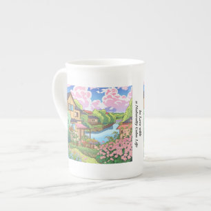Tasse En Porcelaine Musique de printemps calme