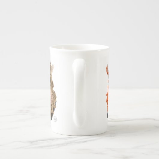 Tasse En Porcelaine Musique Jumbo Cow Highland (Dos)