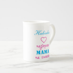 Tasse En Porcelaine Na Swiecie [personnaliser] de maman de Najlepsza