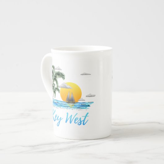 Tasse En Porcelaine Navigation de Key West (Devant gauche)