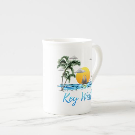 Tasse En Porcelaine Navigation de Key West (Devant droit)