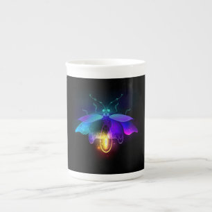 Tasse En Porcelaine Neon Firefly sur noir