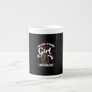 Tasse En Porcelaine Never a between a girl and her newfoundland