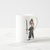 Tasse En Porcelaine Ninja Maman (Devant droit)
