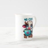 Tasse En Porcelaine No Coffee No Workie  (Devant droit)
