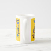Tasse En Porcelaine Nobile Contrada dell'Aquila Palio di Siena (aigle) (Dos)