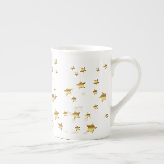 Tasse En Porcelaine Noël doré (Droite)