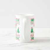 Tasse En Porcelaine Noël Joyeux Noël Pour Ours Noir Cadeau (Dos)