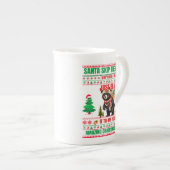 Tasse En Porcelaine Noël Joyeux Noël Pour Ours Noir Cadeau (Devant droit)