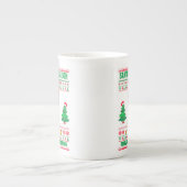 Tasse En Porcelaine Noël Joyeux Noël Pour Ours Noir Cadeau (Devant)