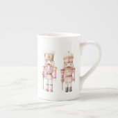 Tasse En Porcelaine Noël rose Nutcracker (Droite)