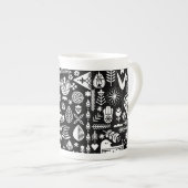 Tasse En Porcelaine Noël scandinave (Devant droit)