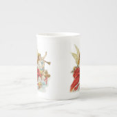 Tasse En Porcelaine Noël voeux anges (Devant)
