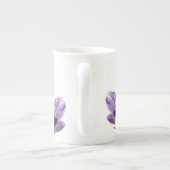 Tasse En Porcelaine Nom Iris personnalisable belles fleurs de printemp (Dos)