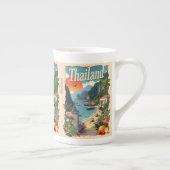 Tasse En Porcelaine Nom personnalisé Thaïlande (Droite)