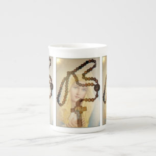 Tasse En Porcelaine Notre-Dame du Rosaire