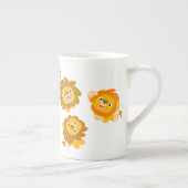 Tasse En Porcelaine "Nous sommes ici ! !" Joli caricature Lions Bone C (Droite)