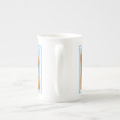 Tasse En Porcelaine Nouvelle-Écosse Peinture de chien pour l'essayeur (Dos)