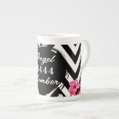 Tasse En Porcelaine Numéro d'ange "4444" (Devant droit)