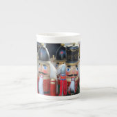 Tasse En Porcelaine Nutcrackers colorés de noël (Devant)