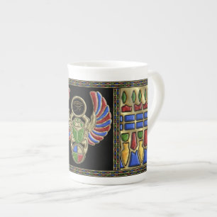 Tasse En Porcelaine OEil Scarab