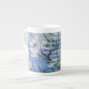Tasse En Porcelaine Œuvre d'art originale Lamentations 3:22-23