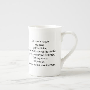Tasse En Porcelaine Oh café,