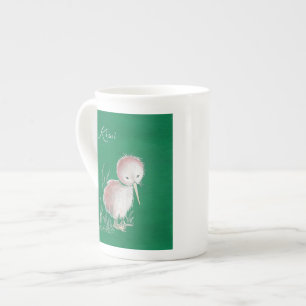 Tasse En Porcelaine Oiseau de kiwi de la Nouvelle Zélande