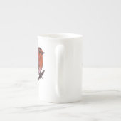 Tasse En Porcelaine Oiseau de Robin (Dos)