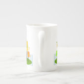 Tasse En Porcelaine Oiseaux lunaires (Dos)