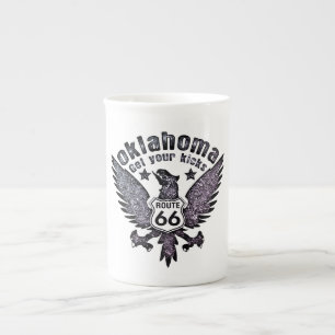 Tasse En Porcelaine Oklahoma Get Your Kicks Route 66 avec Miami Filter