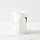 Tasse en porcelaine osseuse - Fleurs sauvages (Dos)