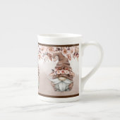 Tasse en porcelaine osseuse Gnomes Boho (Droite)