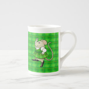 Tasse en porcelaine osseuse IRISH JIG MOUSE
