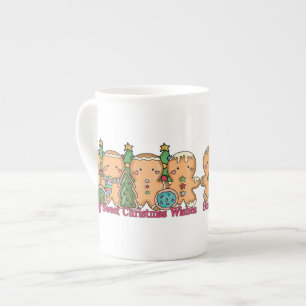 Tasse En Porcelaine Pain d'épices Noël