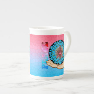 Tasse En Porcelaine Paix ~ Soleil