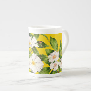 Tasse En Porcelaine 'Paix sur Terre' dans une boue de Chine osseuse