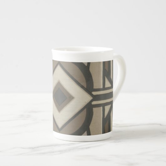 Tasse En Porcelaine Panneau Déco neutre II (Devant droit)