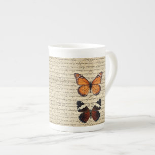 Tasse En Porcelaine papillon