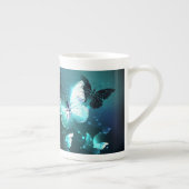 Tasse En Porcelaine Papillons de nuit (Droite)