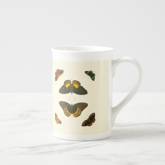 Tasse En Porcelaine Papillons lumineux par Pieter Cramer (Droite)