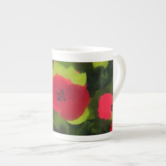 Tasse En Porcelaine Papps peints | Flore irrésistible (Devant droit)
