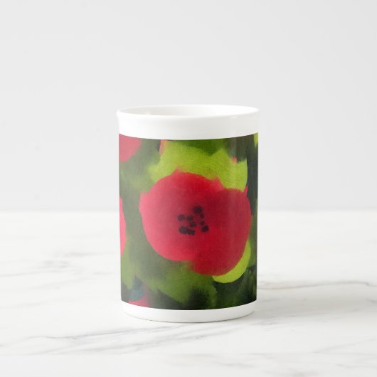 Tasse En Porcelaine Papps peints | Flore irrésistible (Devant)