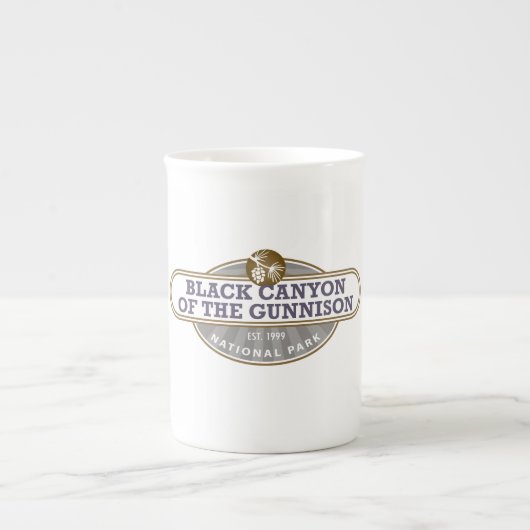 Tasse En Porcelaine Parc national du Canyon noir Gunnison (Devant)
