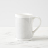 Tasse En Porcelaine Pastel moderne gris clair (Droite)