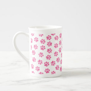 Tasse En Porcelaine Patrouilles De Doodle, Paws De Chien, Paws Roses