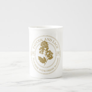 Tasse En Porcelaine Paucek & Lage – S'épanouir avec des fleurs fraîche
